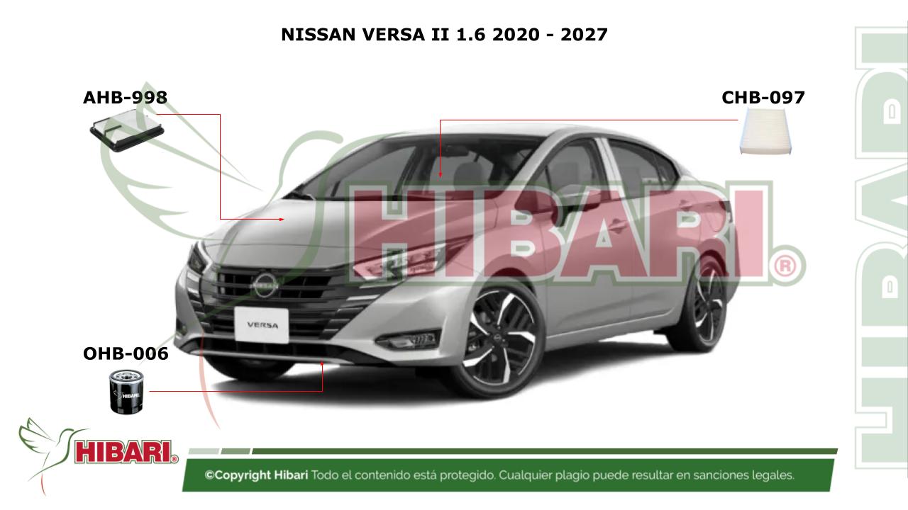 Lee más sobre el artículo NISSAN VERSA II 1.6 2020 – 2027